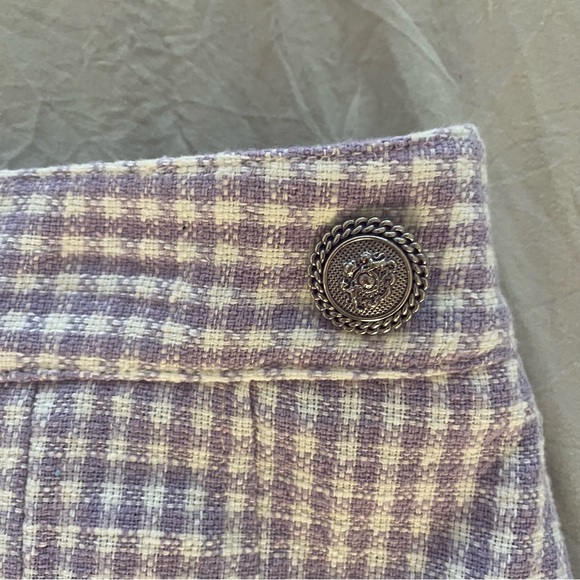 Purple Plaid Skort - Picture 3 of 9